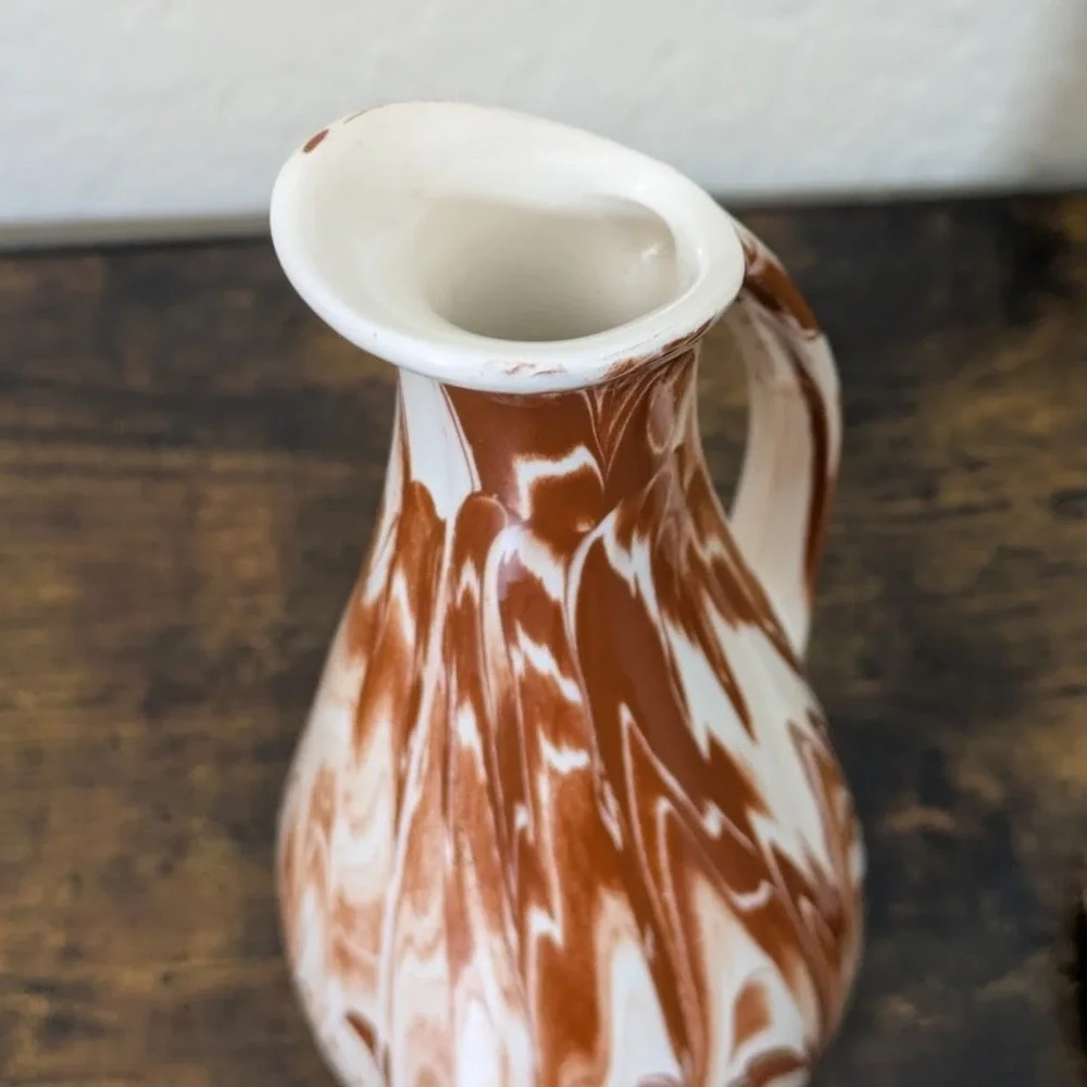 VTG Originals‎ by G Green Vase and Pitcher with Ozark Clay Meramec Caverns